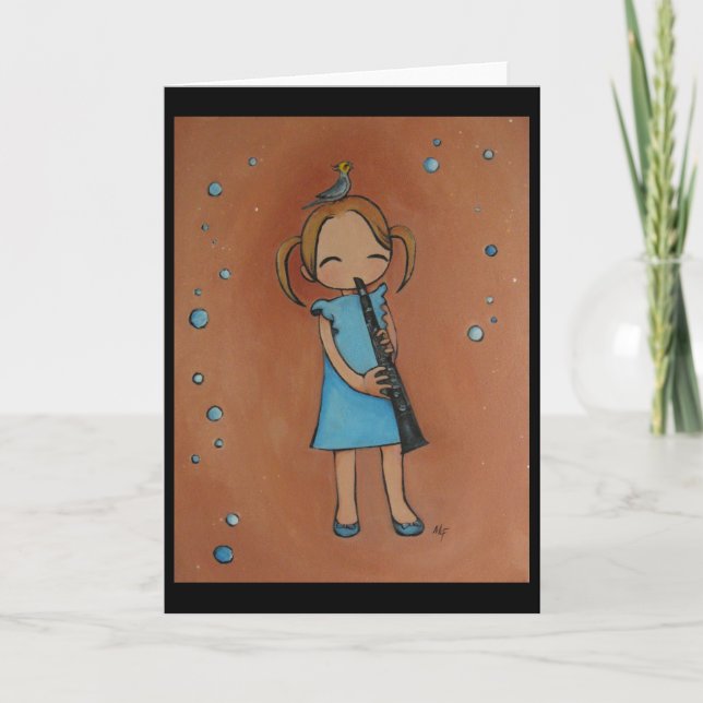 Tarjeta Amo mi Clarinet (Anverso)