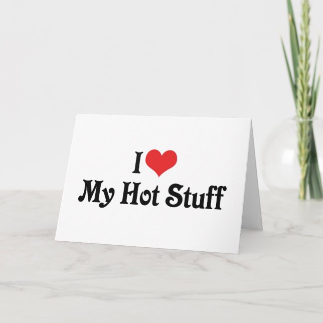 Tarjeta Amo Mi Cosa Caliente (Anverso)