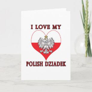 Tarjeta Amo mi Dziadek polaco