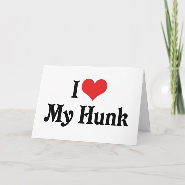 Tarjeta Amo Mi Hunk (Anverso)