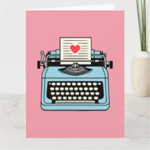 Amo mi máquina de escribir