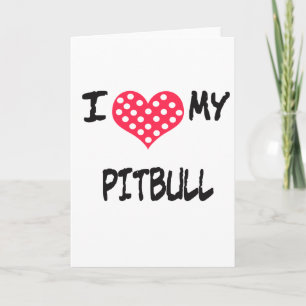 Tarjeta Amo mi Pitbull