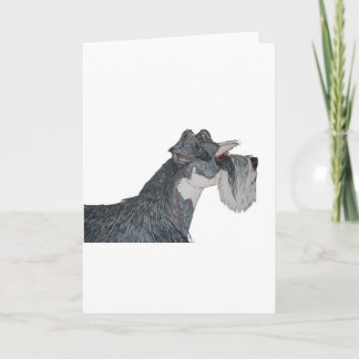 Tarjeta Amo mi Schnauzer