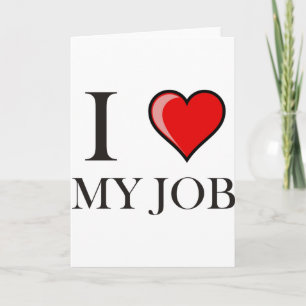 Tarjeta ¡Amo mi trabajo