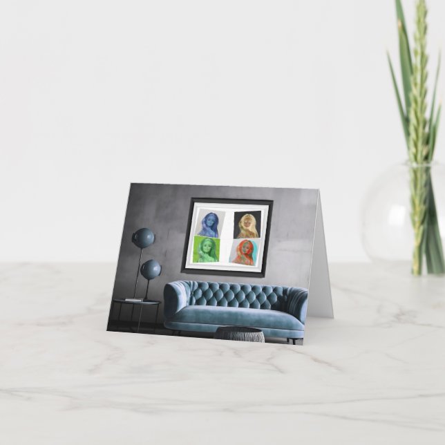 Tarjeta Amo mis muñecas (Anverso)