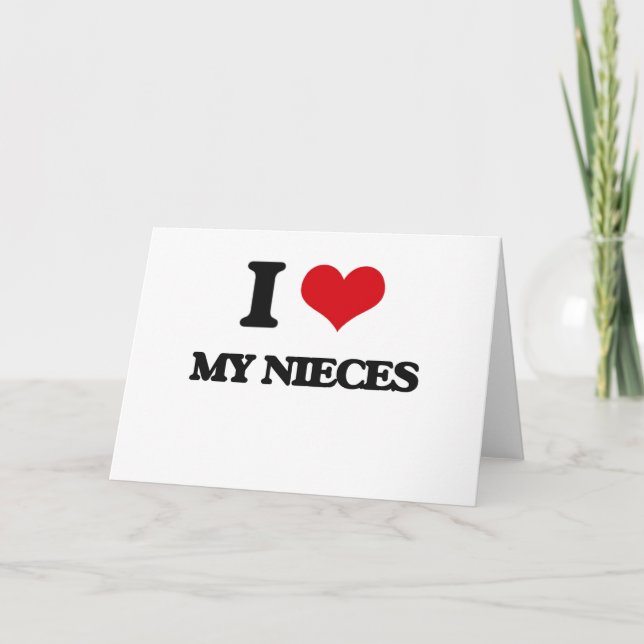 Tarjeta Amo Mis Niñas (Anverso)