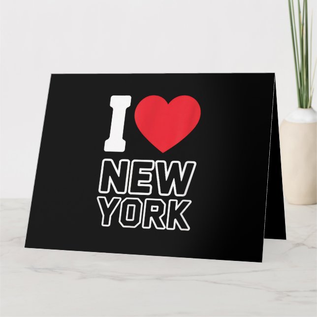 Tarjeta Amo Nueva York - Nueva York (Anverso)