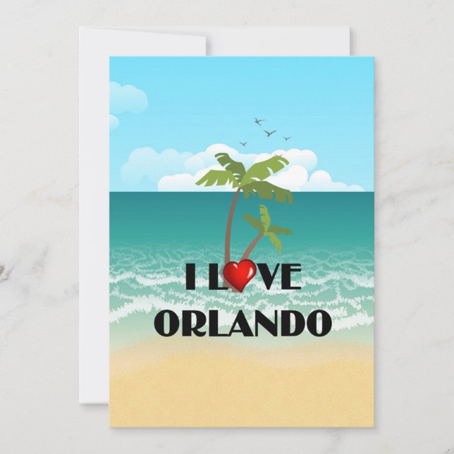 Tarjeta Amo Orlando, Florida (Anverso)