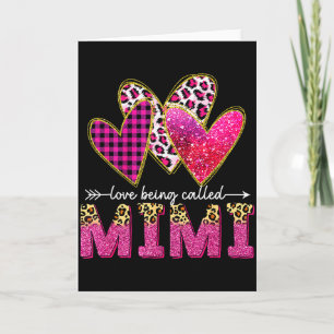 Tarjeta Amo ser llamada Mimi Abuela San Valentín Madres