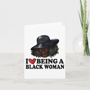 Tarjeta Amo Ser Una Mujer Negra