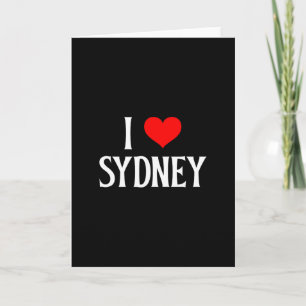 Tarjeta Amo Sydney Me encanta Sydney Australia Oz Viajes S
