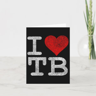 Tarjeta Amo Tampa Bay Me Encanta Tb Fútbol De Florida