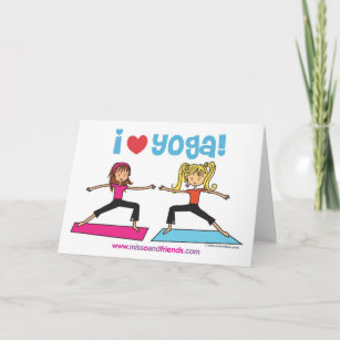 Tarjeta amo yoga