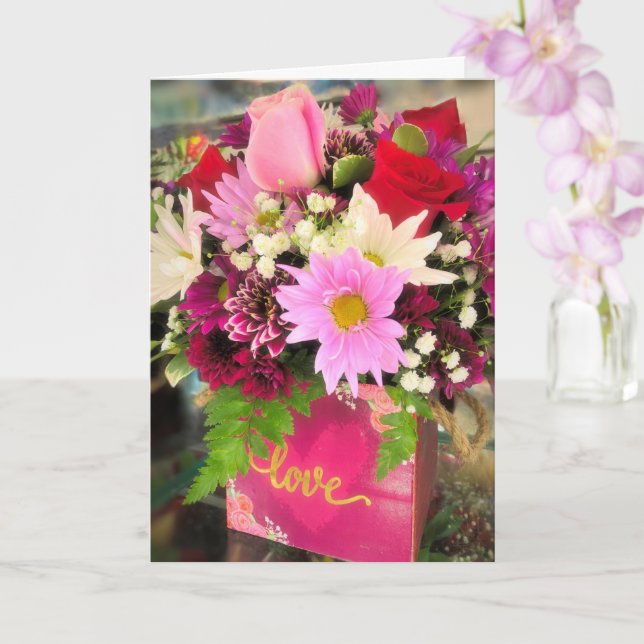 TARJETA AMOR (Orquídea)