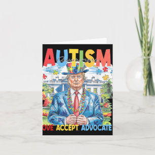 Tarjeta Amor Acepta Defensa Autismo Conciencia Graciosa Tr