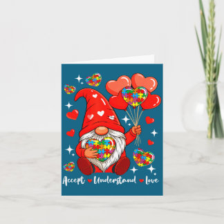 Tarjeta Amor Aceptar Entender San Valentín Corazones Gnomo