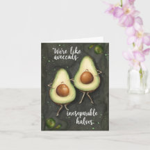 Amor aguacate, somos como aguacates inseparables