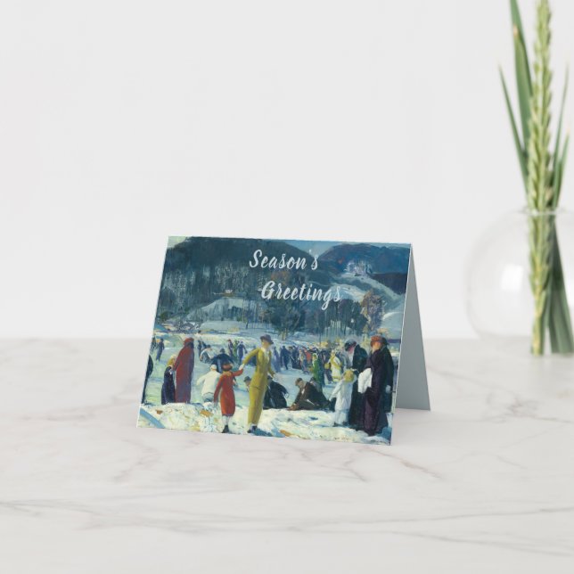 Tarjeta Amor al invierno - George Wesley sopla (Anverso)