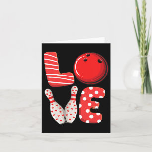 Tarjeta Amor Bolos Byll Y Pins Grupo Emparejamiento Valent
