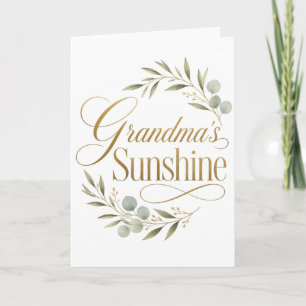 Tarjeta Amor Botánico Abuela Sol