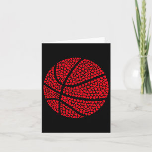 Tarjeta Amor Bysketbyll Entrenador Jugador Corazones Chica