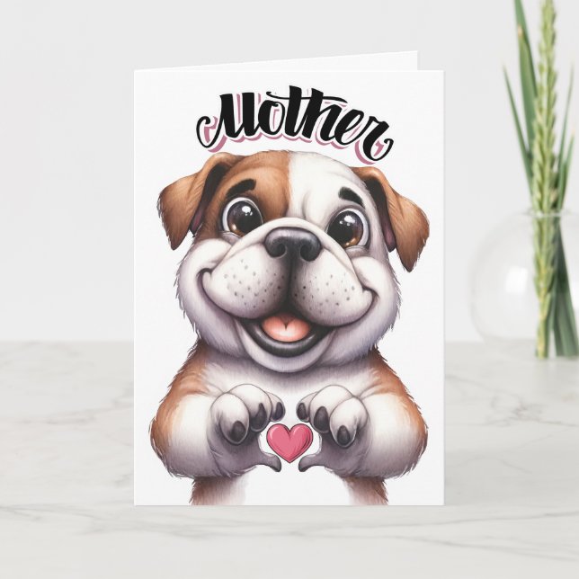 Tarjeta Amor canino - Ver Adentro (Anverso)