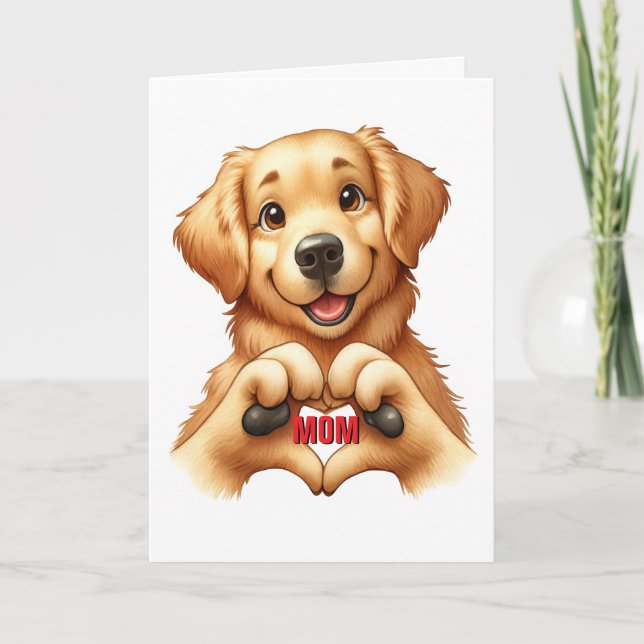 Tarjeta Amor Canino - Ver dentro (Anverso)