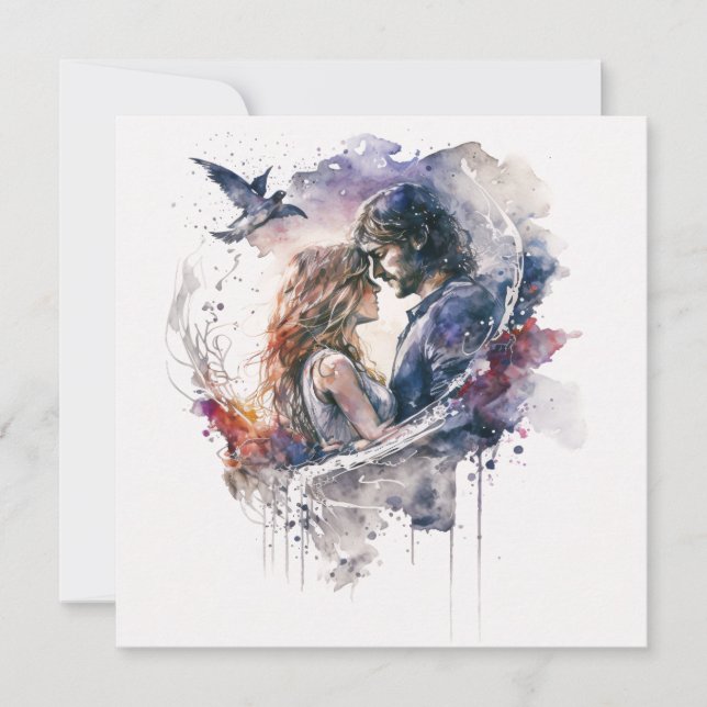 Tarjeta Amor como aire (Anverso)