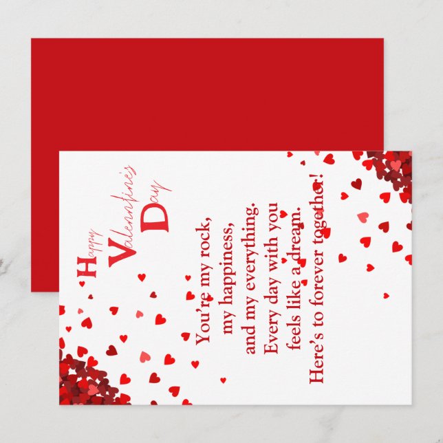 Tarjeta Amor con gratitud  (Anverso / Reverso)