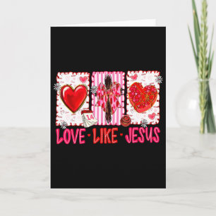 Tarjeta Amor Cristiano Como Jesús San Valentín Hombres Muj