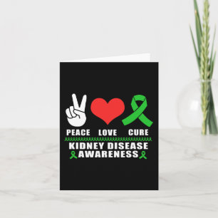 Tarjeta Amor Curar Enfermedad Renal Conciencia