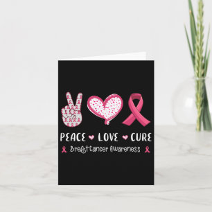 Tarjeta Amor Cure Concienciación sobre el cáncer de mama M