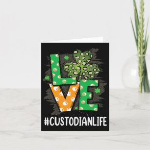 Tarjeta Amor Custodio St Patricks Día Cuidada Mujeres Sham