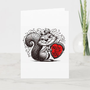 Tarjeta Amor de ardilla