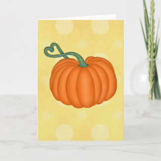 Tarjeta Amor de calabaza