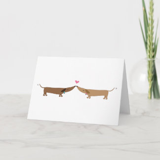 Tarjeta amor de doxie