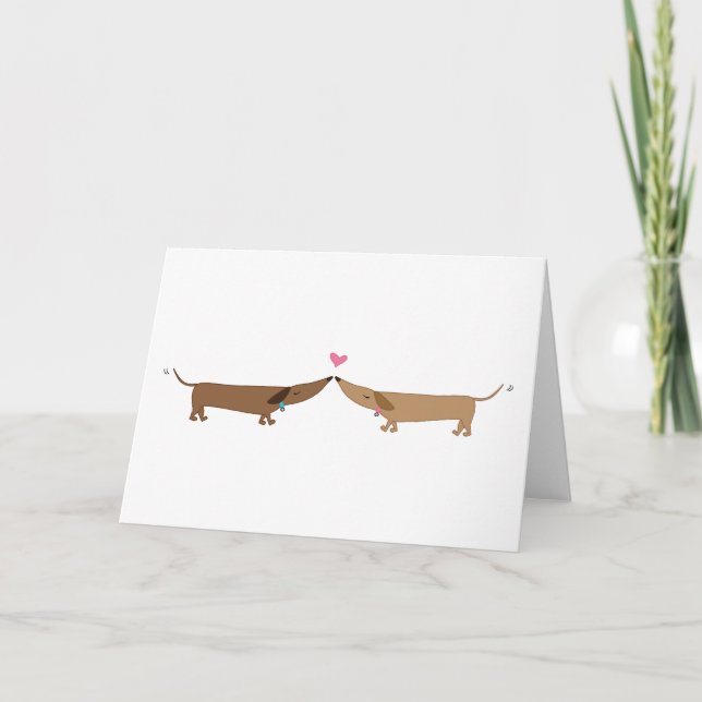 Tarjeta amor de doxie (Anverso)