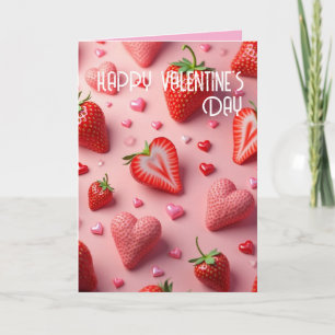 Tarjeta amor de fresa