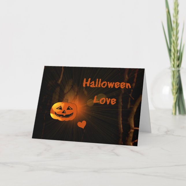 Tarjeta Amor de Halloween (Anverso)