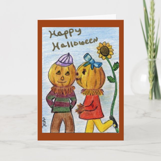 Tarjeta Amor de la calabaza (Anverso)