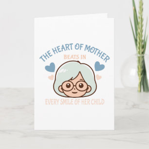 Tarjeta amor de madre sincero - día de madre