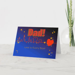 Tarjeta Amor de Papá en Cada Latido