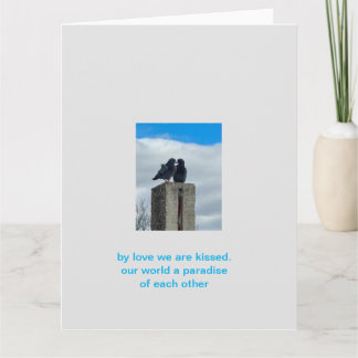 Tarjeta amor de pichón