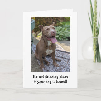 Tarjeta Amor de Pitbull Pensando en Ti
