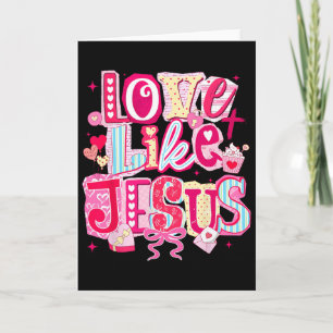 Tarjeta Amor de San Valentín como Jesús Coqueta Lazo Mujer