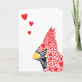 Tarjeta Amor de un cierto rojo