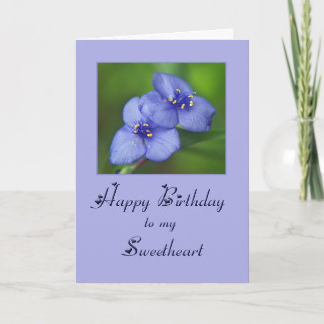 Tarjeta Amor del feliz cumpleaños (Anverso)