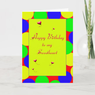 Tarjeta Amor del feliz cumpleaños