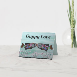 Tarjeta Amor del Guppy