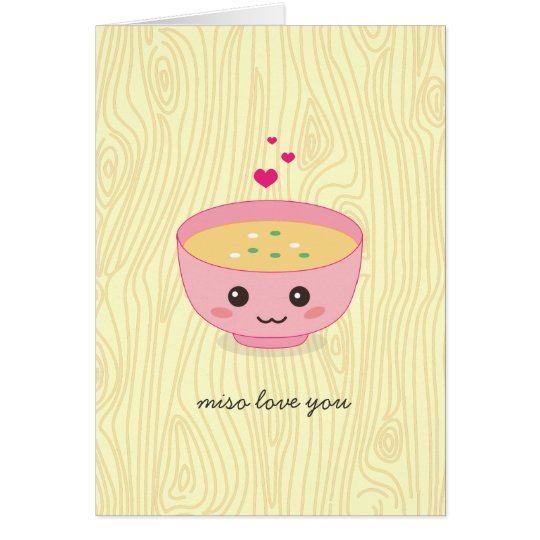 Tarjeta Amor del Miso que usted carda